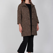 Cappottino Mio ovetto bouclè mocha lurex