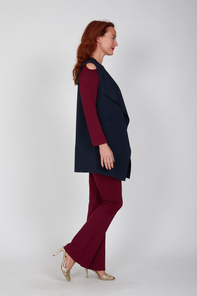 Gilet Barcelona cady blu