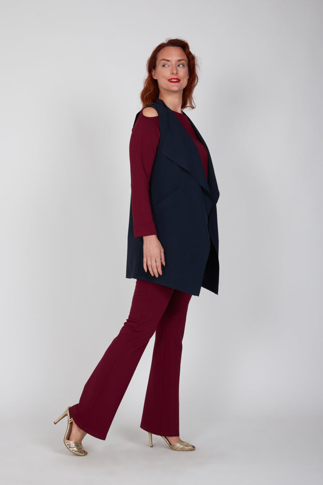 Gilet Barcelona cady blu