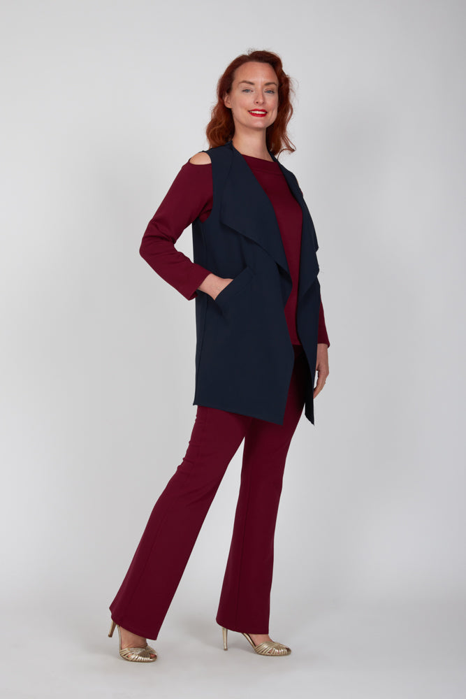 Gilet Barcelona cady blu