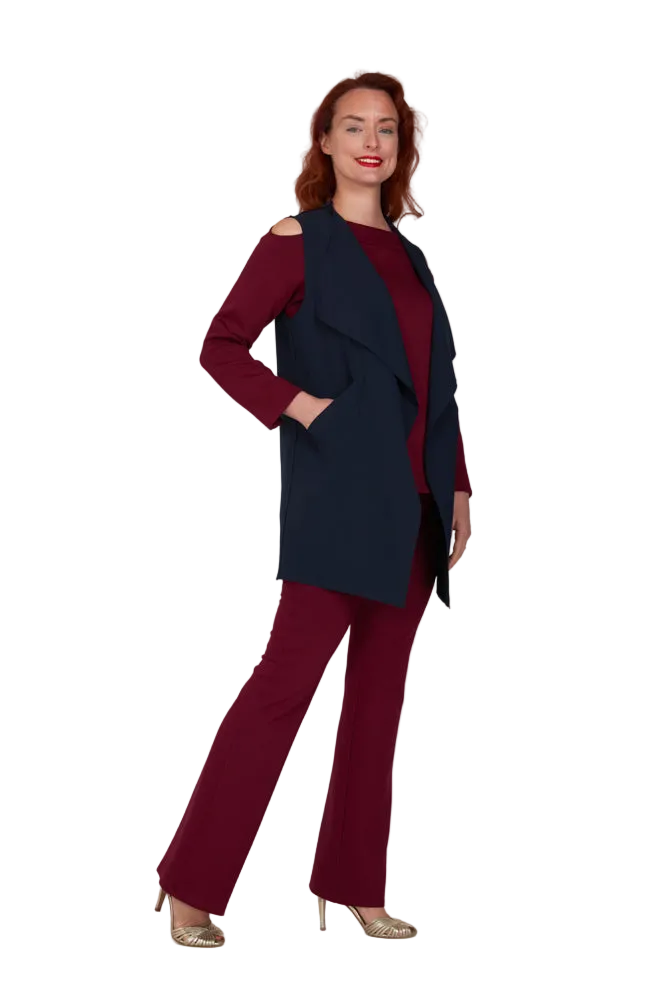 Gilet Barcelona cady blu