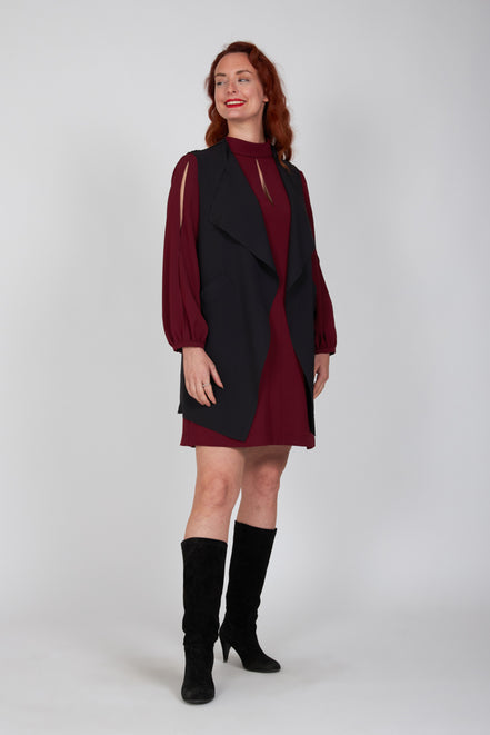 Gilet Barcelona cady nero