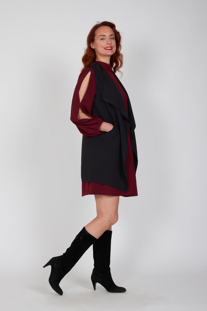 Gilet Barcelona cady nero