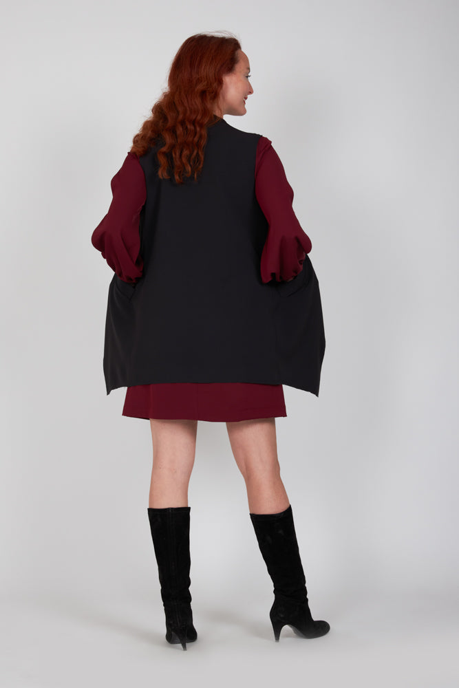 Gilet Barcelona cady nero