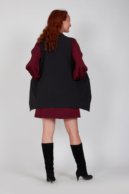 Gilet Barcelona cady nero