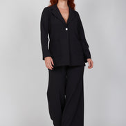 Panta Firenze crepe cady nero