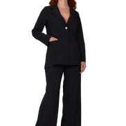Blazer Berlin in crepe cady nero