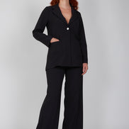 Panta Firenze crepe cady nero