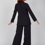 Panta Firenze crepe cady nero