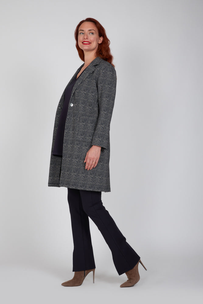 Giacca Procida tweed blu