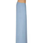Panta Firenze crepe satin celeste con baschina