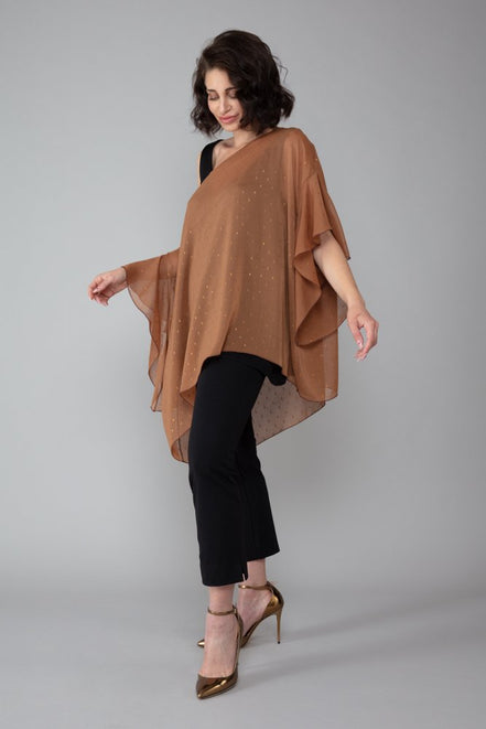 Top Capri georgette lurex