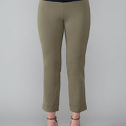 BB Trousers in Army Green with Baschina Waistband