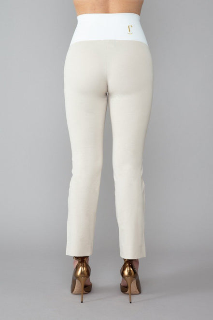 BB Trousers in Sand with Baschina Waistband
