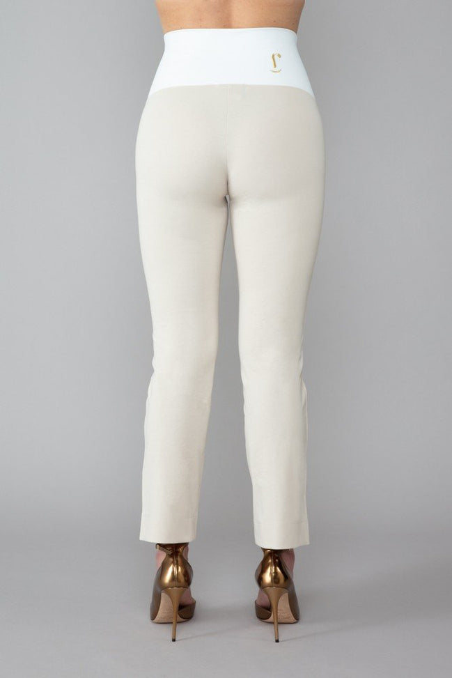 BB Trousers in Sand with Baschina Waistband