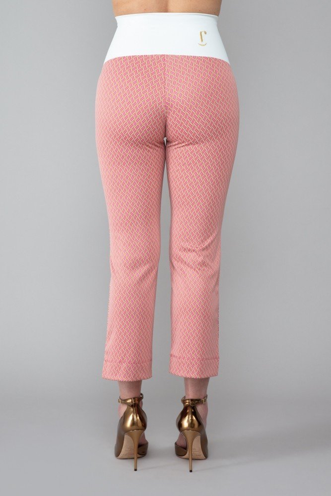 Panta BB fantasia rosa con baschina
