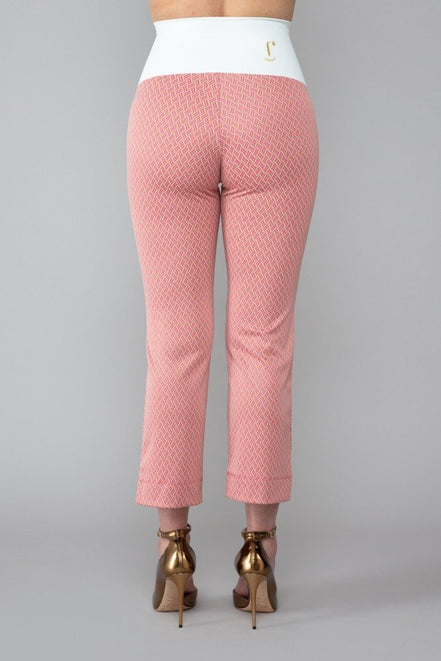 Panta BB fantasia rosa con baschina