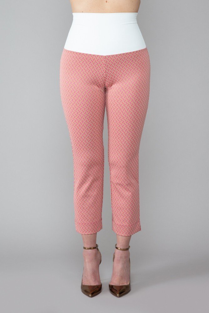 Panta BB fantasia rosa con baschina
