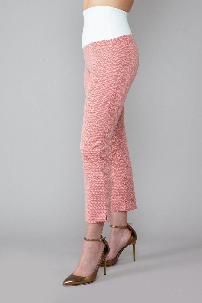 Panta BB fantasia rosa con baschina