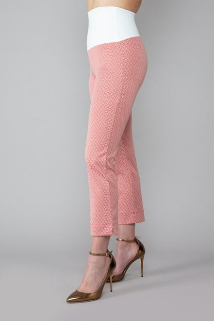 Panta BB fantasia rosa con baschina