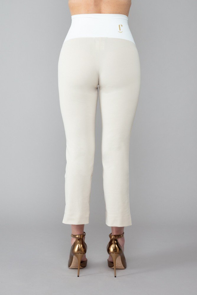 BB Trousers in Sand with Baschina Waistband