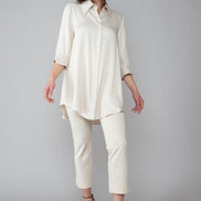 BB Trousers in Sand with Baschina Waistband