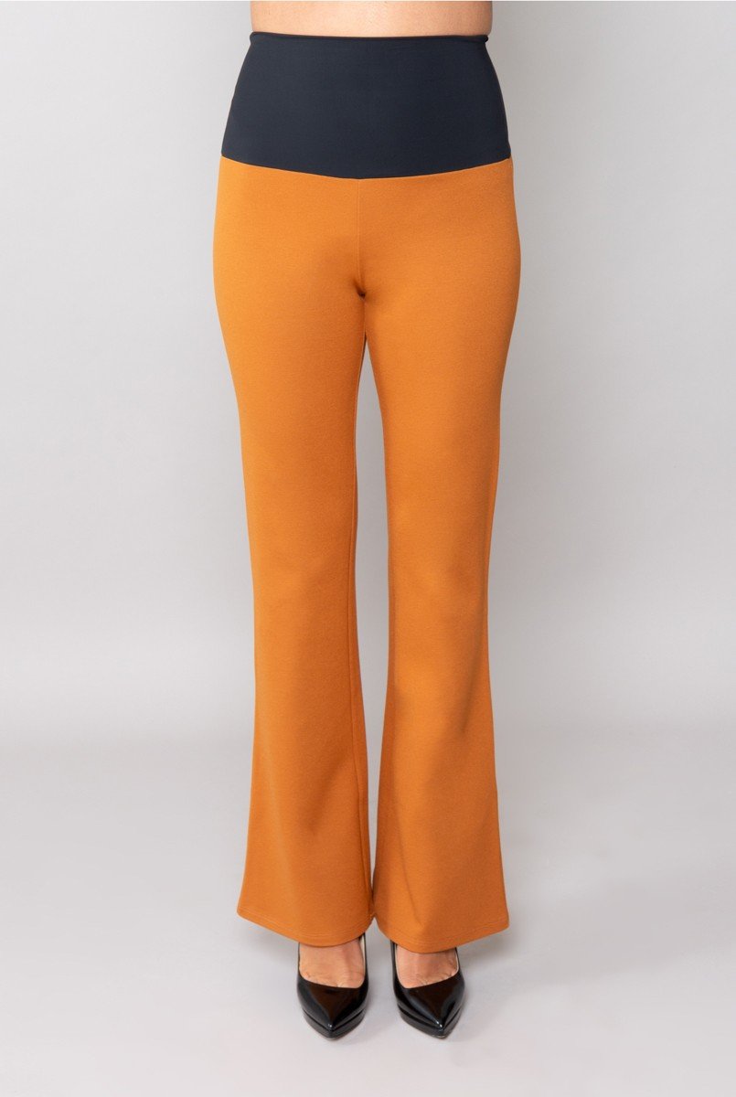 Milano Trousers in Mustard with Baschina Waistband