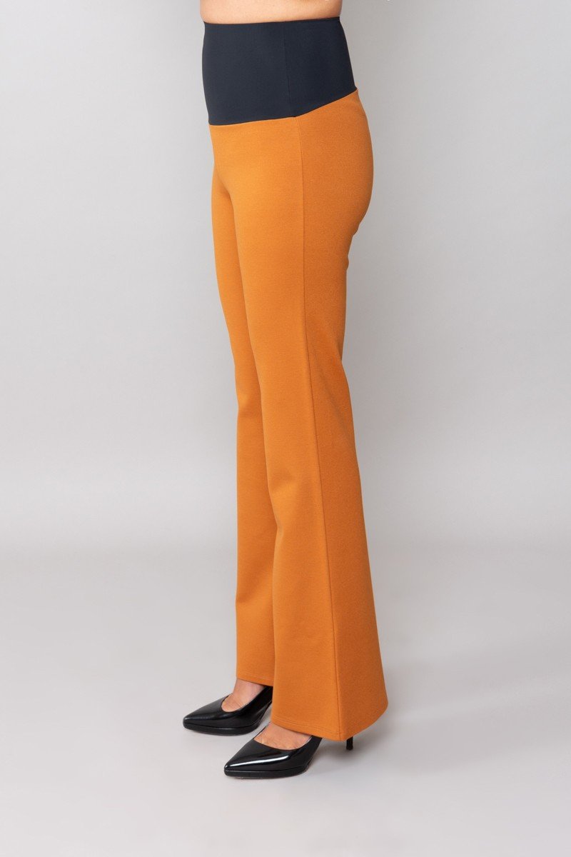 Milano Trousers in Mustard with Baschina Waistband