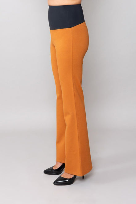 Milano Trousers in Mustard with Baschina Waistband