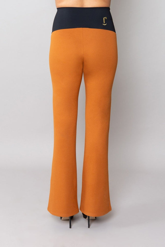 Milano Trousers in Mustard with Baschina Waistband