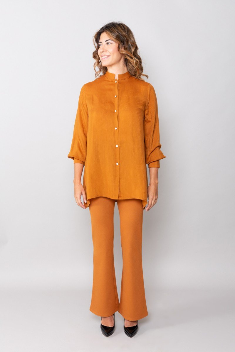 Camicia Tokyo mostarda
