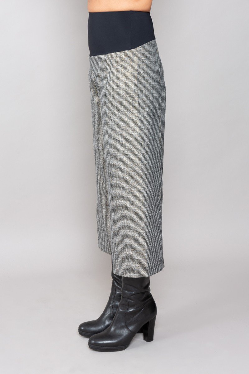 Panta Capri PiedPoul lurex con baschina