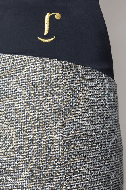 Panta Capri PiedPoul lurex con baschina