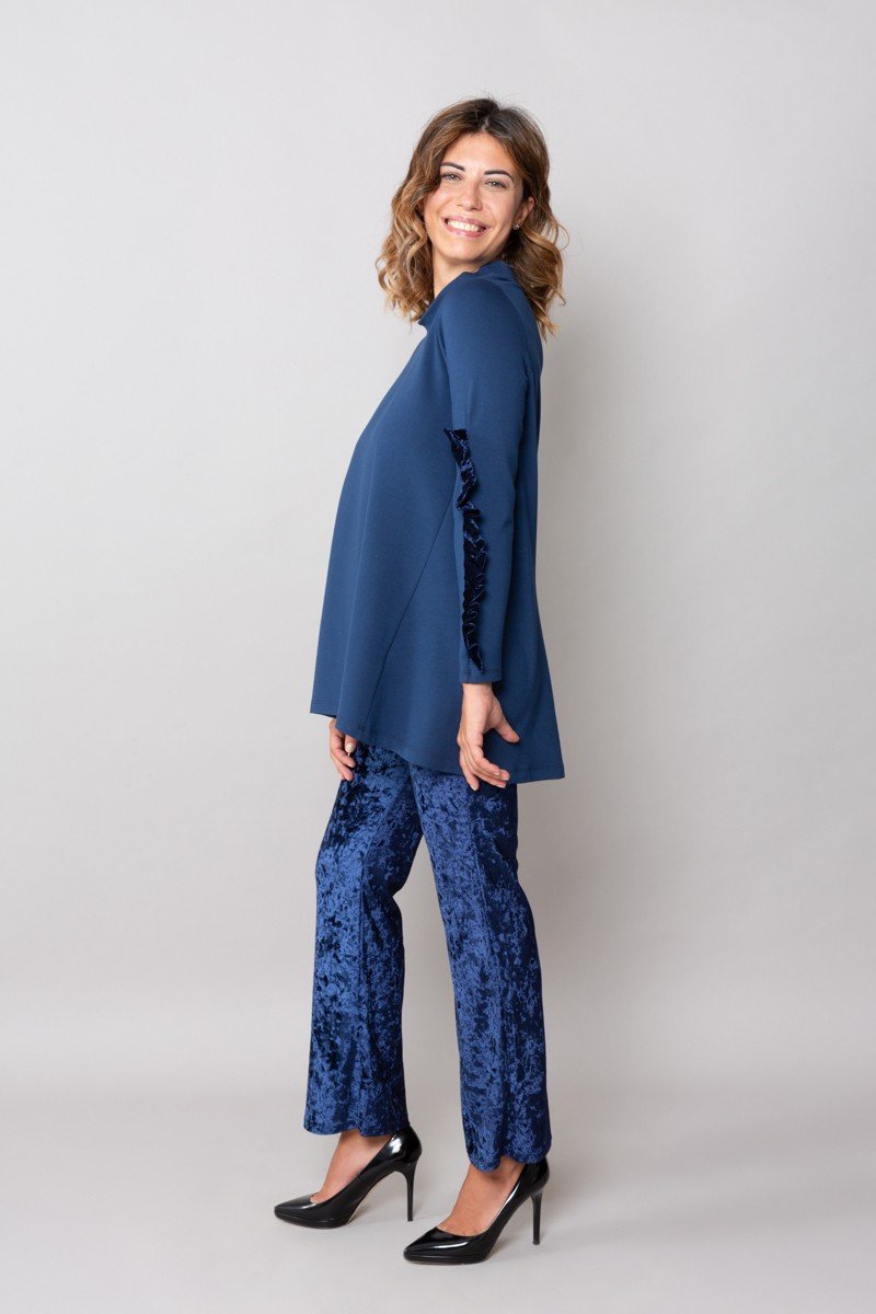 Seoul Top in Blue