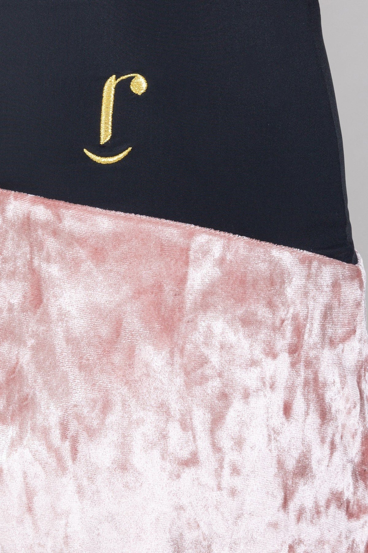 Firenze Trousers in Powder Pink Velvet with Baschina Waistband
