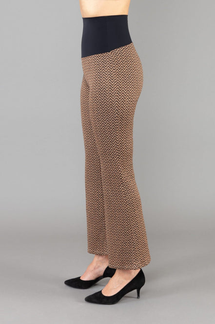 Panta Milano fantasia lurex con baschina