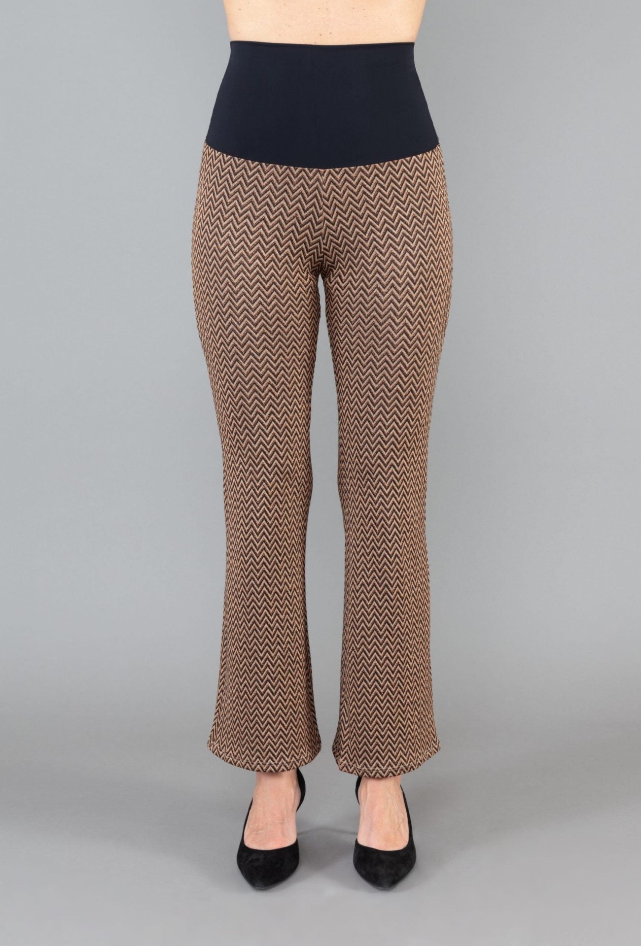 Panta Milano fantasia lurex con baschina