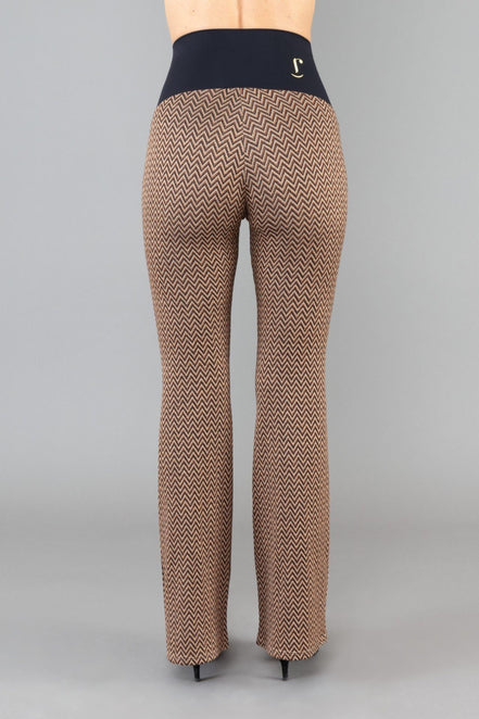 Panta Milano fantasia lurex con baschina