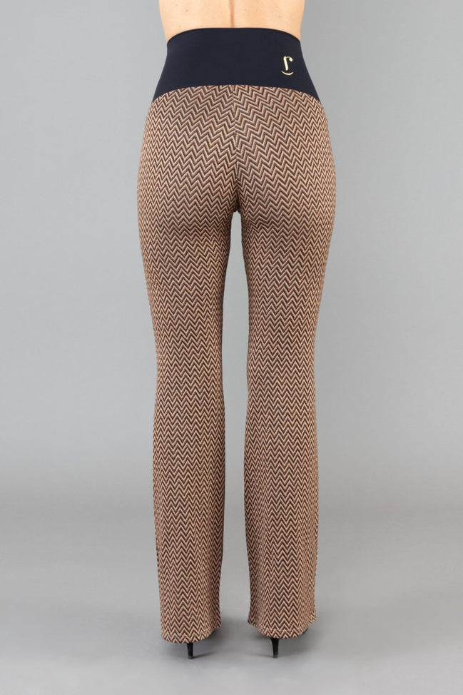 Panta Milano fantasia lurex con baschina