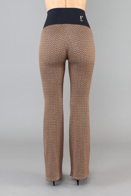 Panta Milano fantasia lurex con baschina