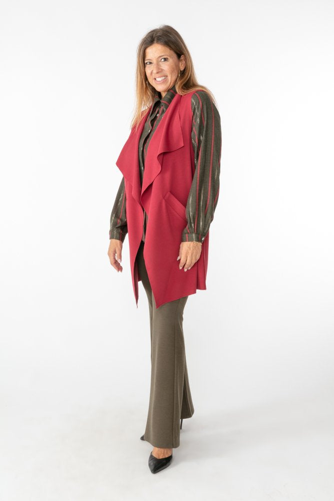 Gilet Barcelona rosso