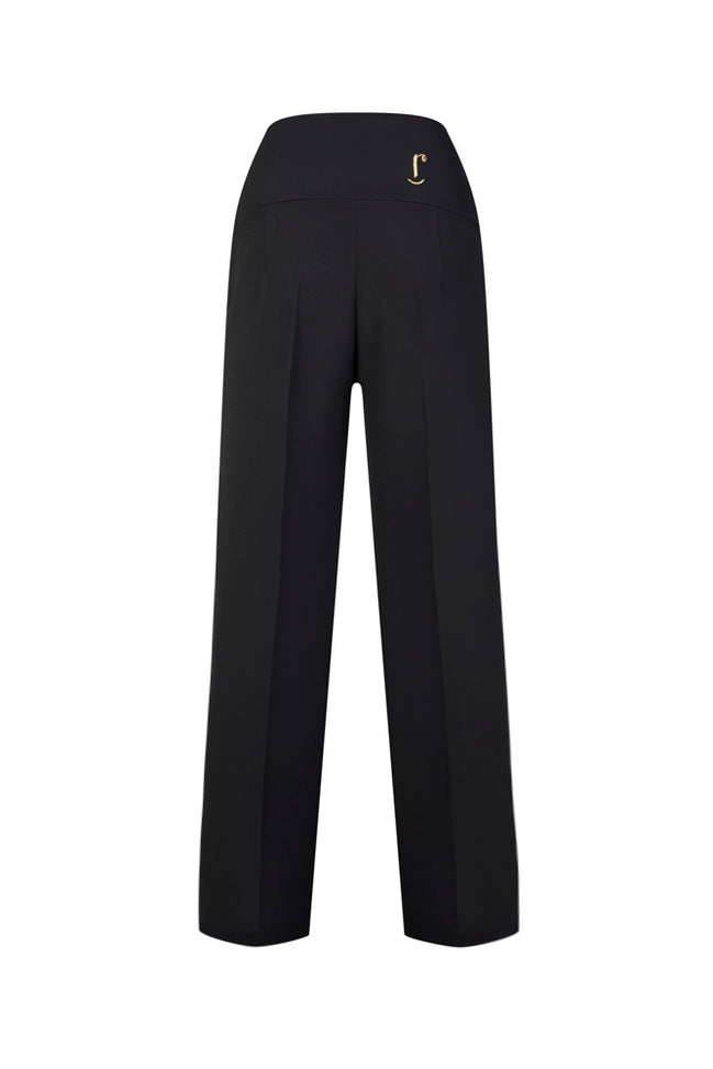 Panta Firenze crepe cady nero
