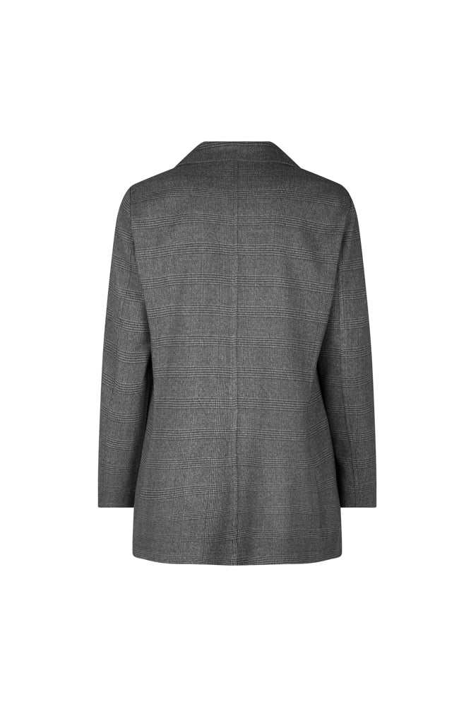 Berlin Jacket in Grey Prince of Wales Check