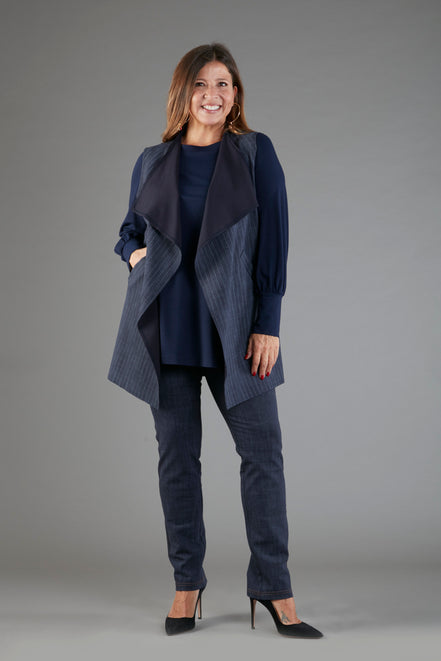 Jeans skinny lavati con baschina