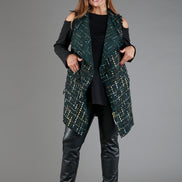 Panta Paris ecopelle nero con baschina