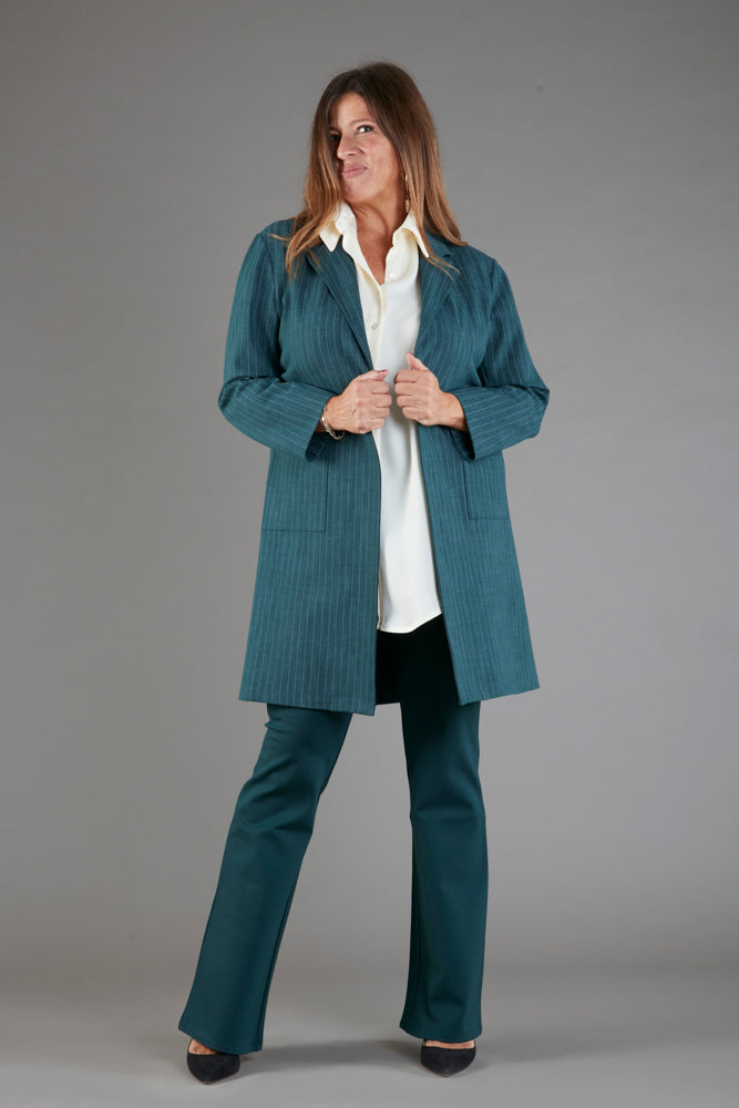 Camicia Milano techno satin avorio