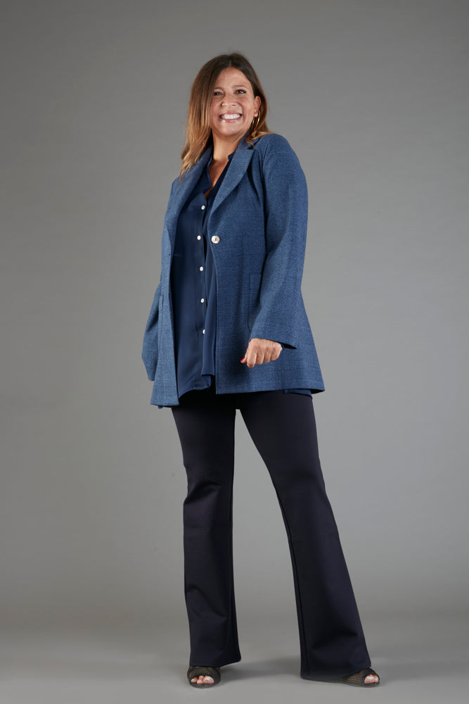 Berlin Blazer in Blue Prince of Wales Check