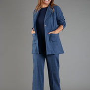 Berlin Blazer in Blue Prince of Wales Check