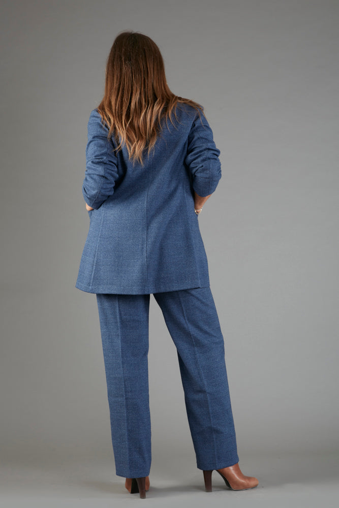 Berlin Blazer in Blue Prince of Wales Check