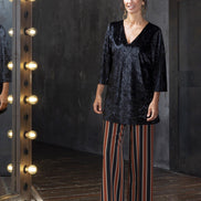 Firenze Printed Trousers with Baschina Waistband
